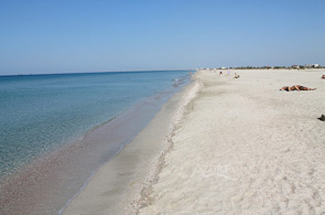 Песчаные пляжи Крыма - Поповка